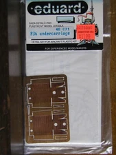 1/48 Eduard CURTISS P-36 / HAWK 75 UNDERCARRIAGE/ WHEEL WELL Photo Etch PE OOP