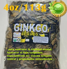 Ginkgo Leaf/leaves (Ginkgo biloba) Te ginkgo biloba 4oz