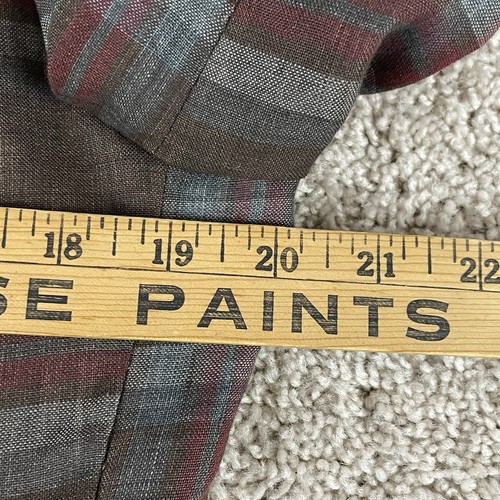 Banana Republic Heritage Blazer Men’s 40L Linen Plaid Sport Coat Unstructured R4 - Picture 8 of 11