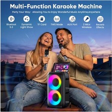 Bluetooth Karaoke Machine 10H Battery Life