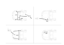 Mercedes-Benz Genuine Electrical Wiring Harness Front Fits A-Class A1765400504