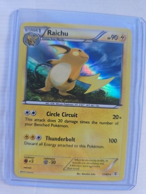 Raichu 27/83 Generations Light Holo Pokemon TCG Rare Near Mint   