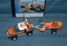TOWN: CITY, COAST GUARD 4WD & JET SCOOTER SET 7737 - LEGO - 2008 - USED