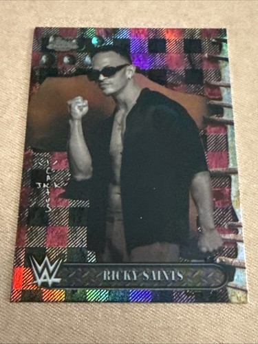 RED BLACK FLANNEL 2025 Topps Chrome Cactus Jack WWE Cards You Pick/Choose! READ* - Picture 17 of 20