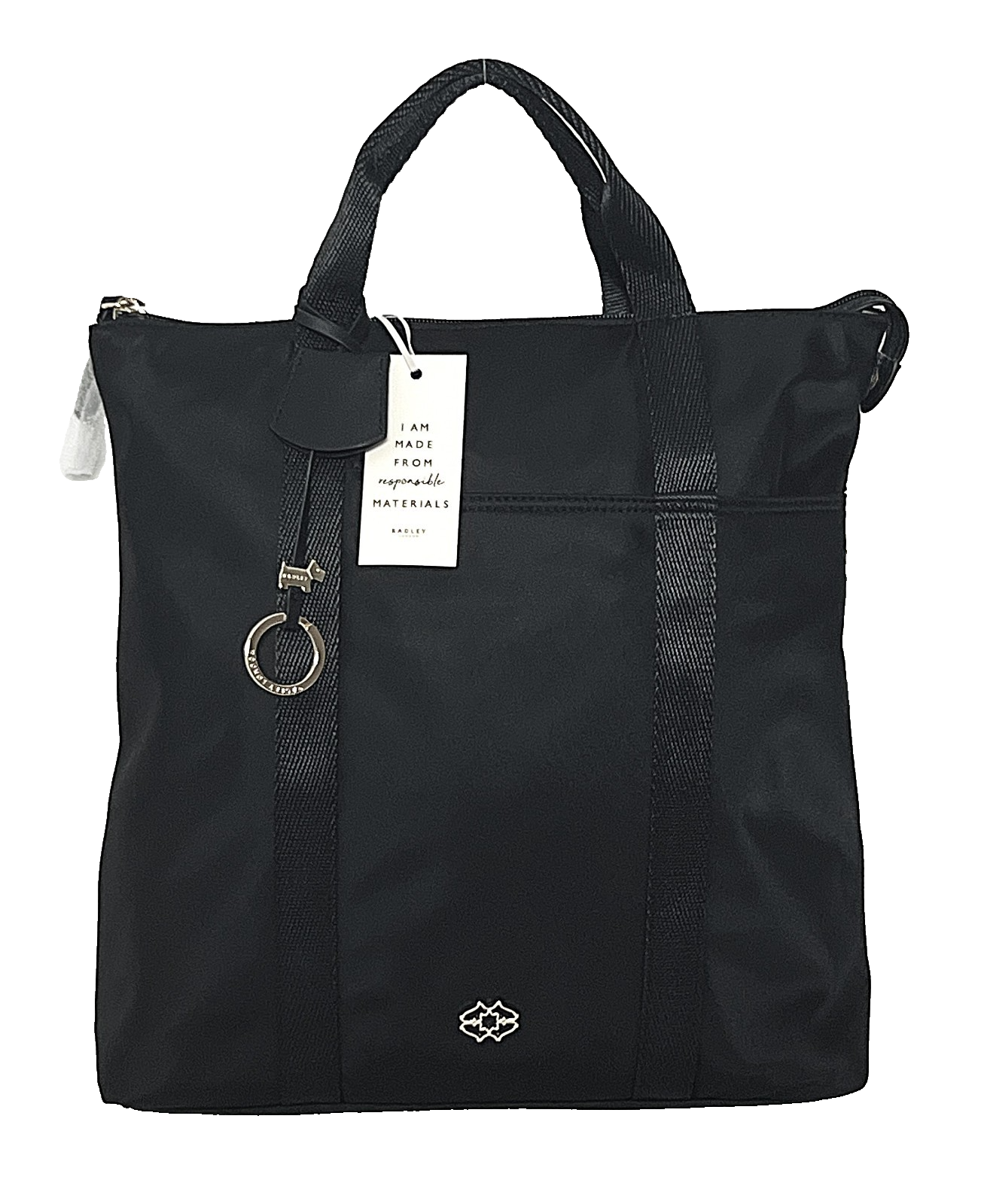 Radley  Backpack Bag Rucksack Medium to Large 24/7 Black Polyester New RRP 129