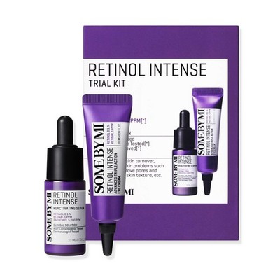 SOME BY MI Retinol Intense Trial Kit - Serum and Eye 0.33 Fl Oz (Pack of 2) 