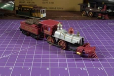 dummy Steam Locomotive with Tender HO missing stuff, made in china