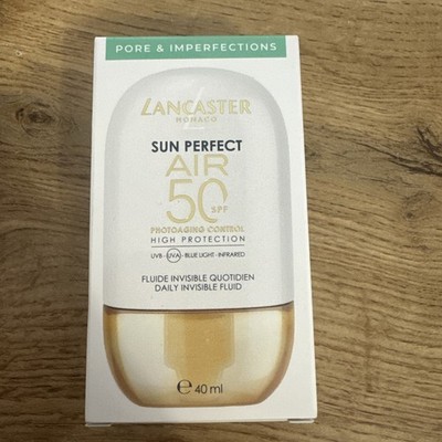 Lancaster Sun Perfect Air LSF50 40ml Fluid Porenunvollkommenheiten Schutz Neu