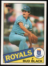 1985 Topps Baseball #412 - Bud Black - Kansas City Royals  85-1886