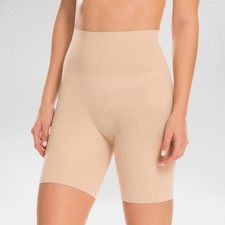 Assets by Spanx Women's Remarkable Results Mid-Thigh Shaper Short Size XL NWT