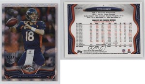 2013 Topps Chrome Retail X-Fractor Peyton Manning #1 HOF