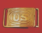 INDIAN WARS 1874 HAGNER SWORD & WAIST US BELT PLATE Cast Brass w/Belt Catch