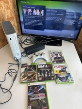 White Microsoft Xbox 360 console With One Controller And 5 Games Fully Working