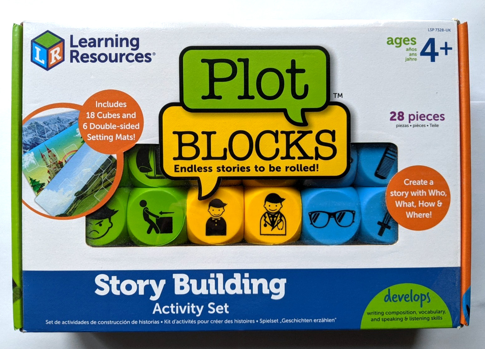 Learning Resources Plot Blocks Story Building Activity Set (LSP 7328-UK)