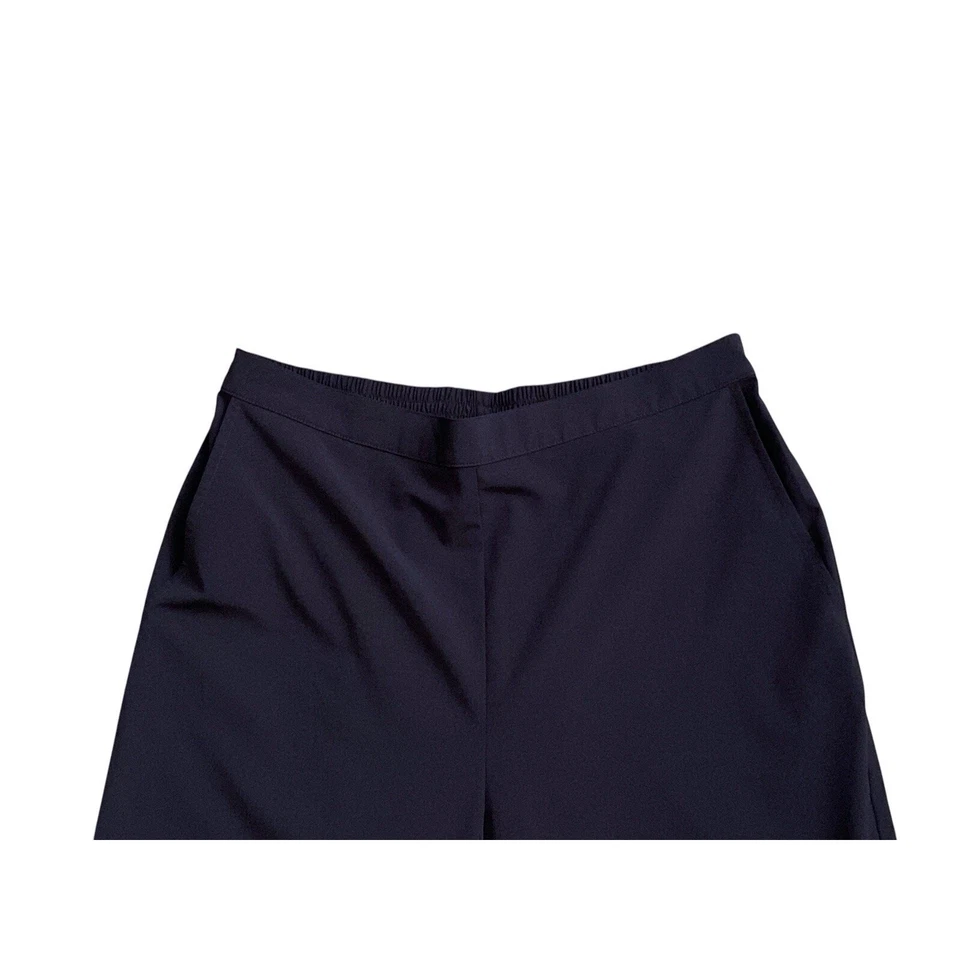 Pantalones cortos florales negros ALFRED DUNNER para mujer talla 10 entrepierna de 22,5" Foto 3 de 4