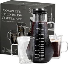Jes Bentley plete Cold Brew Coffee Set &ndash; Cold Brew Coffee Maker Glass