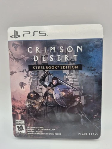 Crimson Desert Steelbook Edition Sony PlayStation 5 Loose Disc New Sealed
