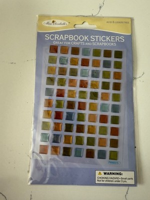 Miss Elizabeth's Multi-Color Epoxy Squares Scrapbooking Crafts Cards Invitation