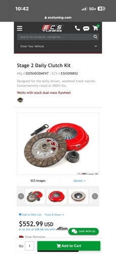 South Bend Clutch - Stage 2 Daily Clutch Kit - B5/B6 Audi A4