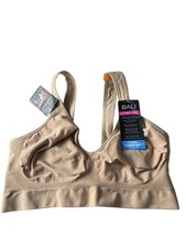 Bali Comfort Revolution ComfortFlex Fit Wirefree Shaping Bra Nude Size Small