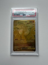 PSA 9 Mega Charizard X ex Gold Hyper Rare 130/094 Pokemon PFL EN Graded Card