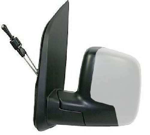 ABAKUS Exterior Mirror 0539M03 Left For Citroën Fiat Peugeot Gray Convex Cable