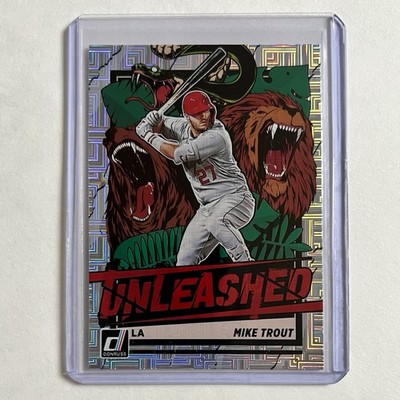 Mike Trout 2021 Donruss Unleashed #UNL2 Vector Parallel Insert LA Angels MLB