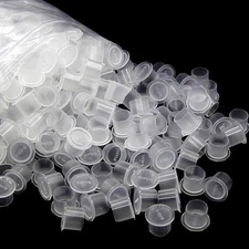 Tattoo Ink Caps - 1000Pcs Tattoo Ink Cups Pigment Caps With Base Sizes 11mm D...