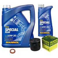 Mann Inspektionspaket 6L Mannol Special Plus 10W-30 FüR Nissan NP300 Navara