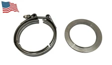4.62” S400 Half Marmon Turbine Outlet Flange and Clamp Kit Mild Steel