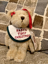 Boyds Bears Baby's First 1st Christmas 2002 - Babykins 2002 Bear Ornament