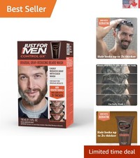 Control GX Grey Reducing Beard Wash - Keratin Infused for Thicker Hair, 4 Fl Oz