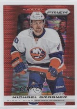 2013-14 Panini Prizm Target Red Pulsar Prizm Michael Grabner #55 0a7