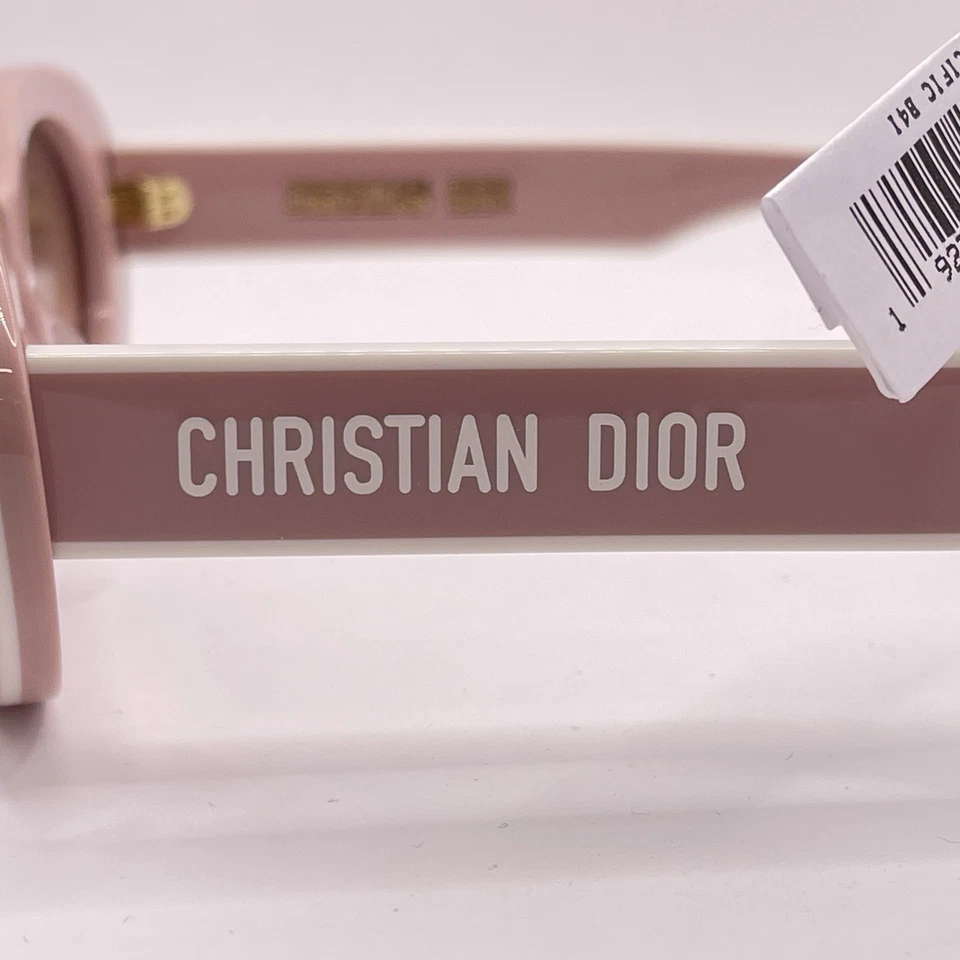 Очки солнцезащитные женские DiorPacific B4I овальные градиентные CD40211 розовые/белые - Изображение 4 из 4