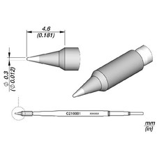 (10 pack) New In Box JBC C210-001 Soldering Tip Ø0.3mm C210001