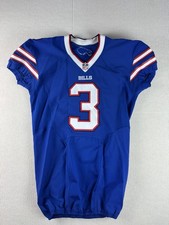 Buffalo Bills EJ Manuel #3 Nike On Field Jersey Signed Autograph No COA