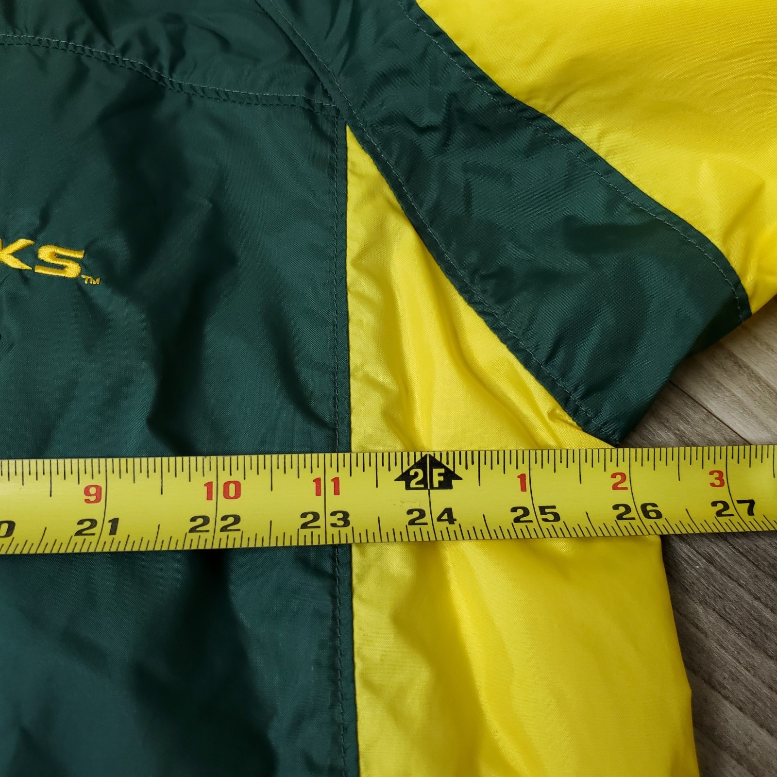 Oregon Ducks Columbia Hooded Windbreaker Jacket Mens Large Packable thumbnail 10