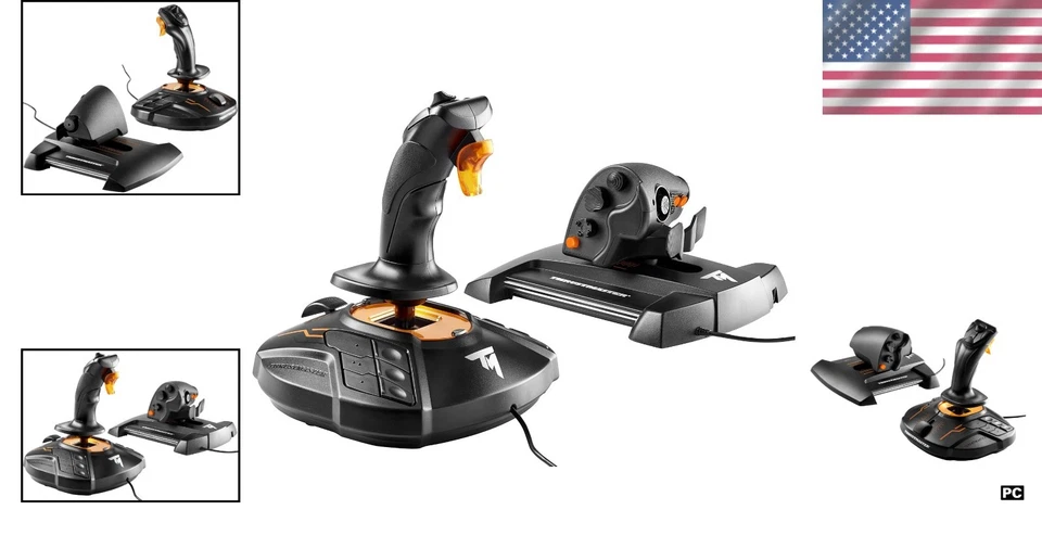 T16000M FCS Flight Stick with Hall Effect Tech - Image 2 of 4