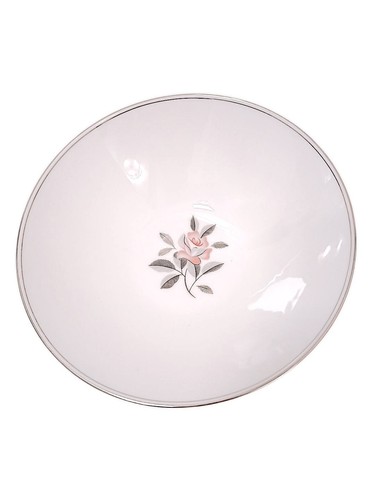 Noritake Rosales 9" Lrg Bowl Pink Rose Silver Edge 5790 Hand Painted Replacement - Picture 4 of 16