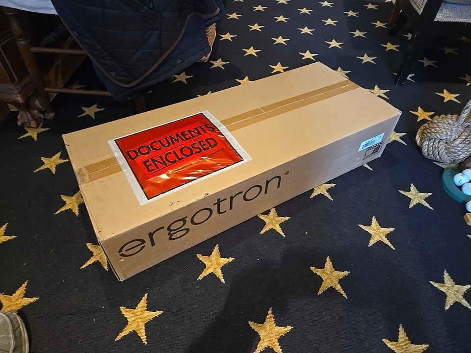 NEW Ergotron MXV Desk Dual Monitor Aluminum Arm Ergonomic 24" LCD Display Mount - Image 2 of 2