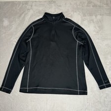 Nike Golf Men's Quarter Zip Jacket Size Large Preowned Black