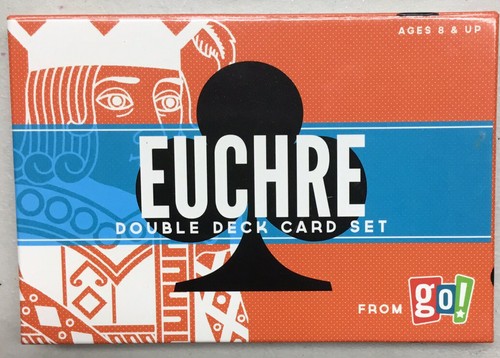 Euchre Doppeldeck Spielkarten-Set von Cartamundi klassisches amerikanisches Spiel & Regeln
