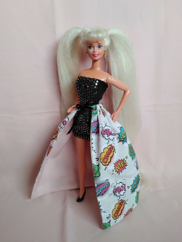 Barbie Outfit set Comic Super Star Magia 2000 reproduction - Imagen 3 de 8