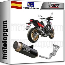 MIVV ESCAPE COMPLETO HOMOLOGADO CATALIZADO GP-PRO CARBONO HONDA CB 650 F 2016 16