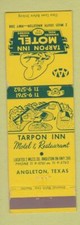 Cubierta Matchbook - Tarpon Inn Motel Restaurant Angleton TX