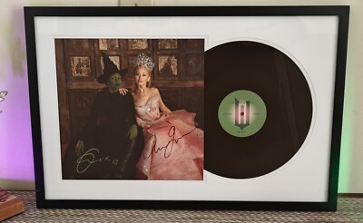 Wicked: The Soundtrack Signed LP by Ariana Grande and Cynthia