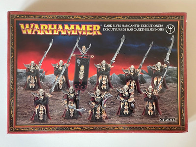 Warhammer Dark Elves ミニチュアセット Dark Elf Elves Executioner Regiment - Reqluing Required