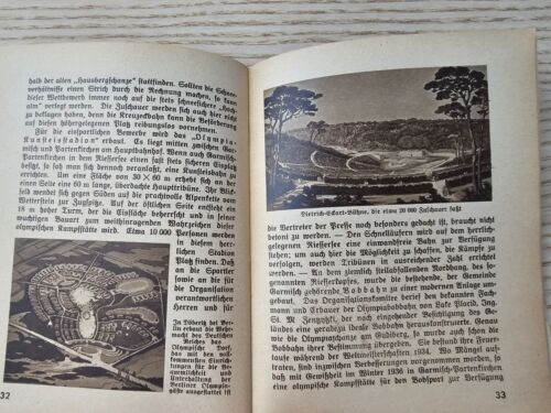 Olympiade Olympia 1936 PRE WW2 Original Germany German Booklet 1st Top Brass ... - Bild 13 von 16