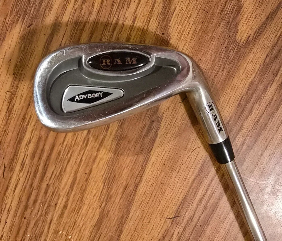 Ram Advisory Pro Gold Series 9 Iron Rt Hand 36" Steel Stiff Orig Grip Golf Club - Image 2 of 4