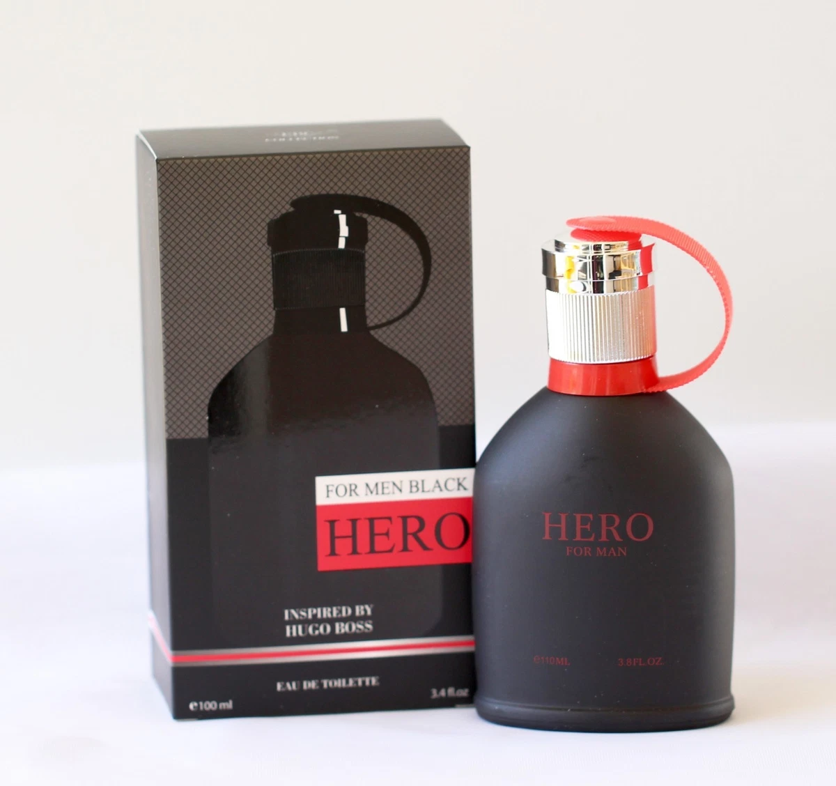 3PK MEN BLACK RED GREEN HERO EAU DE COLOGNE PERFUME 3.4 OZ EBC COLLECTION eBay